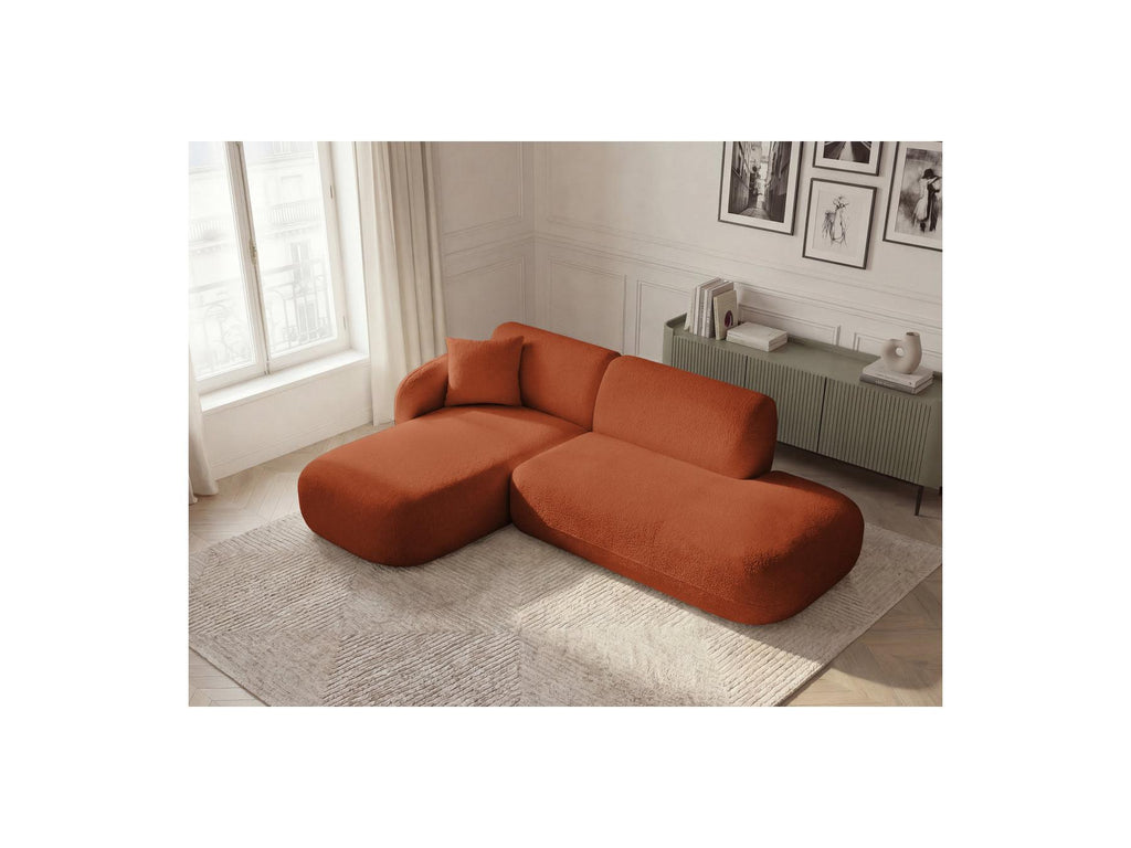 Anda - Canapé D'Angle Fixe Modulable - Avec 1 Méridienne Et 1 Chauffeuse Bout De Canapé - Angle Gauche