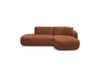 Anda - Sofá esquinero fijo modular - Con 1 chaise longue y 1 módulo terminal - Esquina derecha
