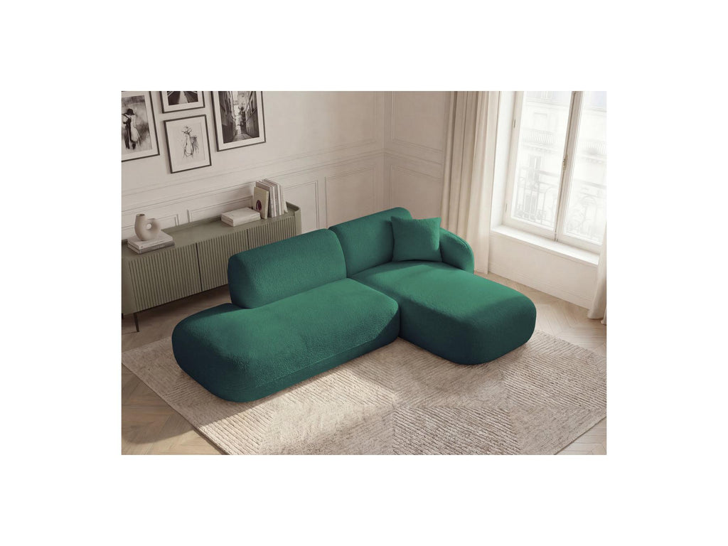 Anda - Sofá esquinero fijo modular - Con 1 chaise longue y 1 módulo terminal - Esquina derecha