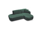 Anda - Sofá esquinero fijo modular - Con 1 chaise longue y 1 módulo terminal - Esquina derecha