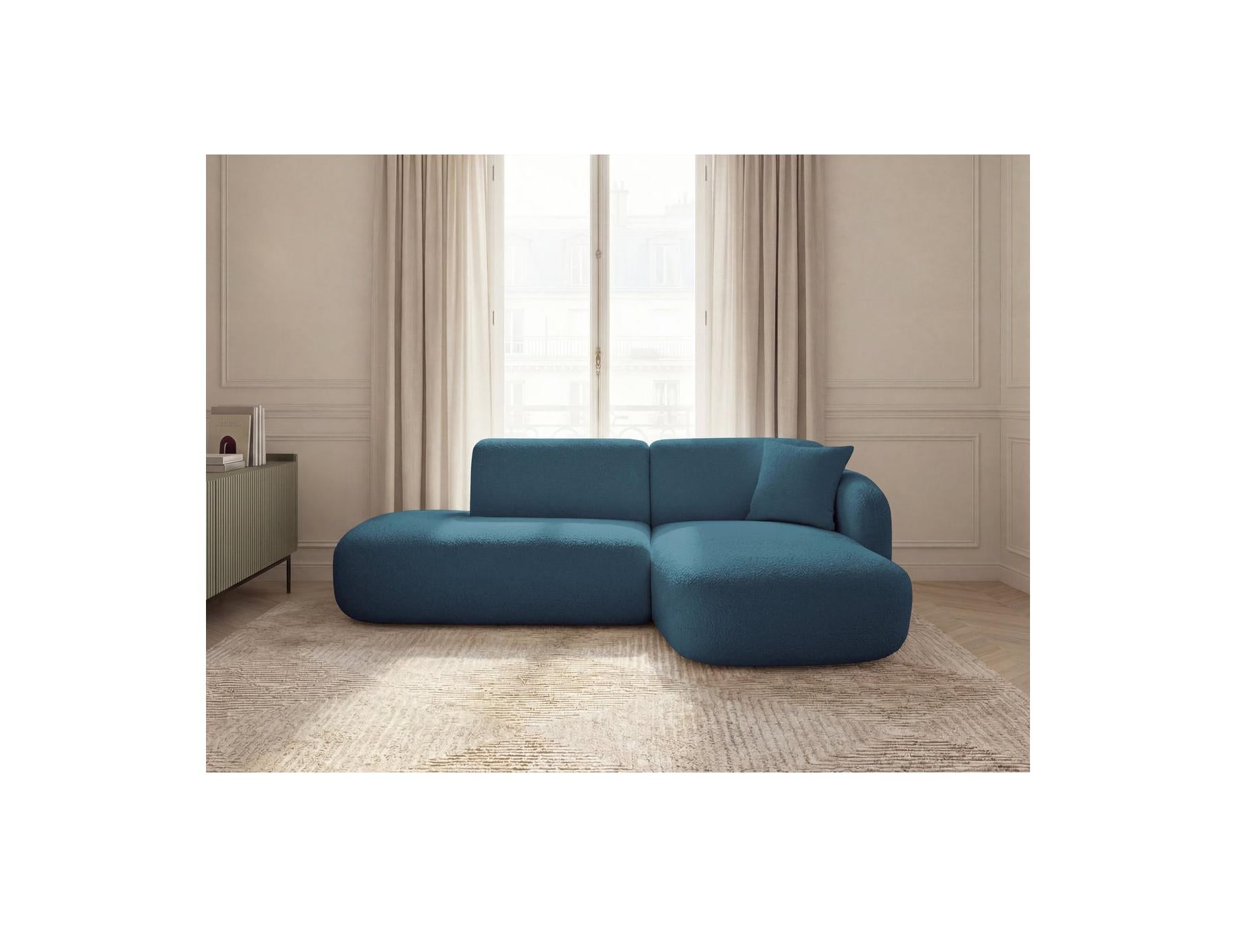 Anda - Sofá esquinero fijo modular - Con 1 chaise longue y 1 módulo terminal - Esquina derecha