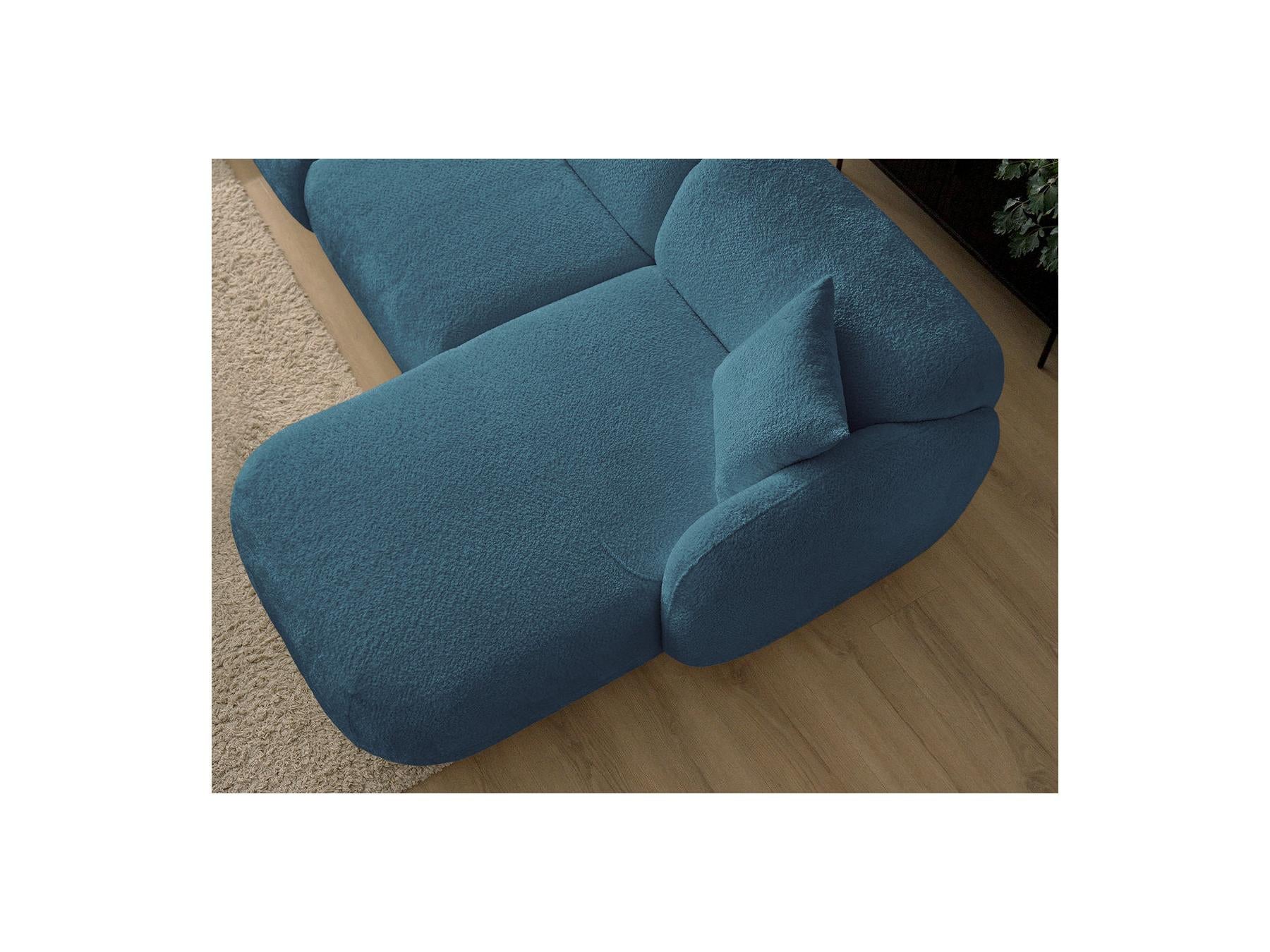 Anda - Sofá esquinero fijo modular - Con 1 chaise longue y 1 módulo terminal - Esquina derecha