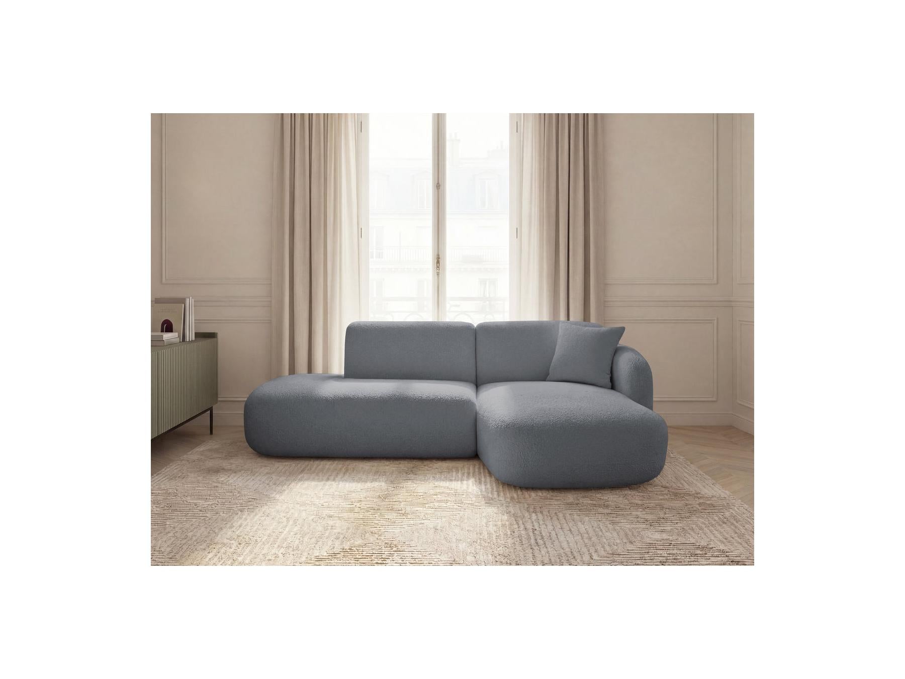 Anda - Sofá esquinero fijo modular - Con 1 chaise longue y 1 módulo terminal - Esquina derecha