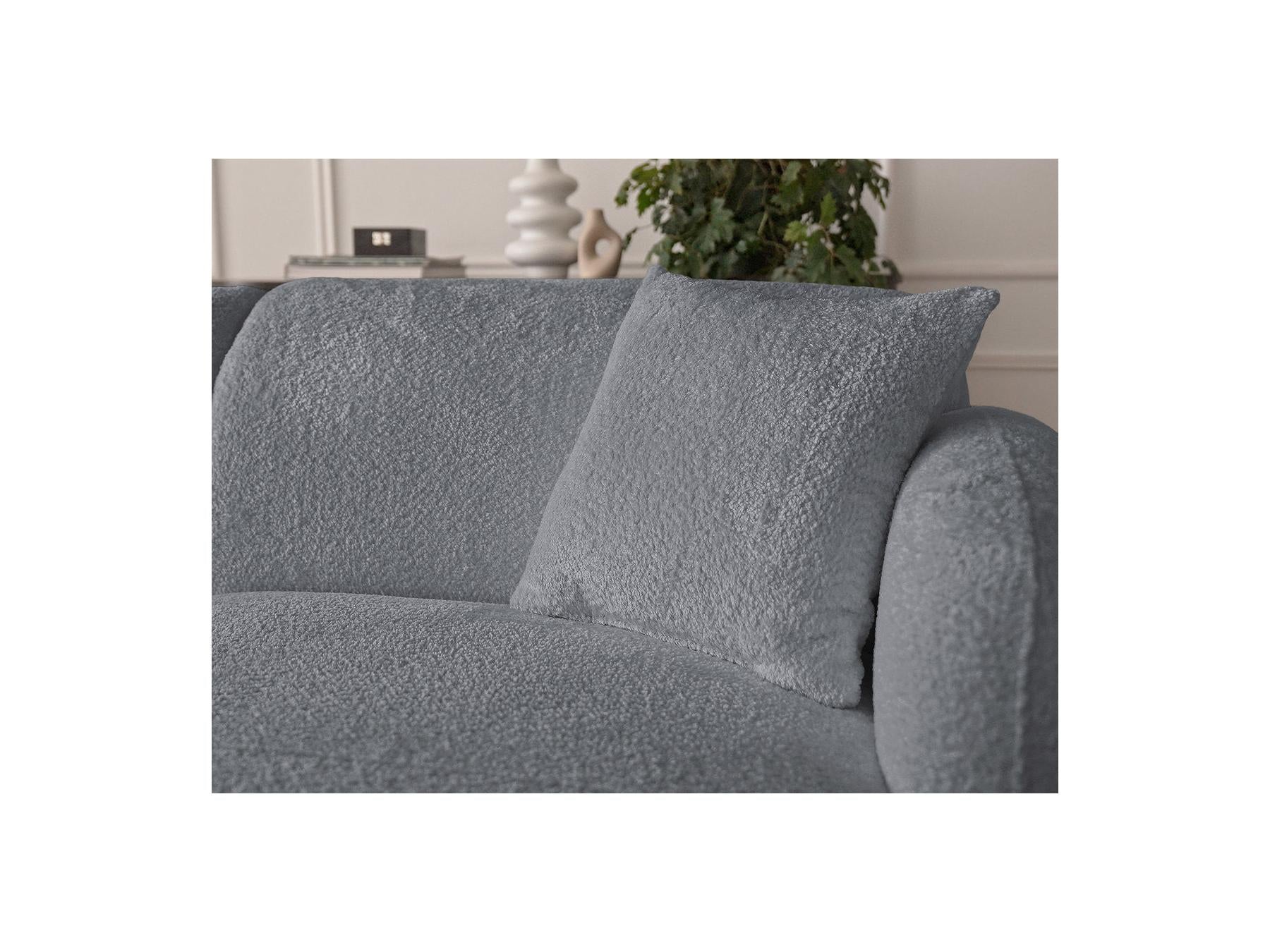 Anda - Sofá esquinero fijo modular - Con 1 chaise longue y 1 módulo terminal - Esquina derecha