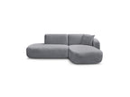 Anda - Sofá esquinero fijo modular - Con 1 chaise longue y 1 módulo terminal - Esquina derecha