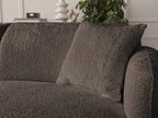 Anda - Canapé D'Angle Fixe Modulable Avec 1 Méridienne, 1 Chauffeuse Bout De Canapé Et 1 Pouf - Angle Droit