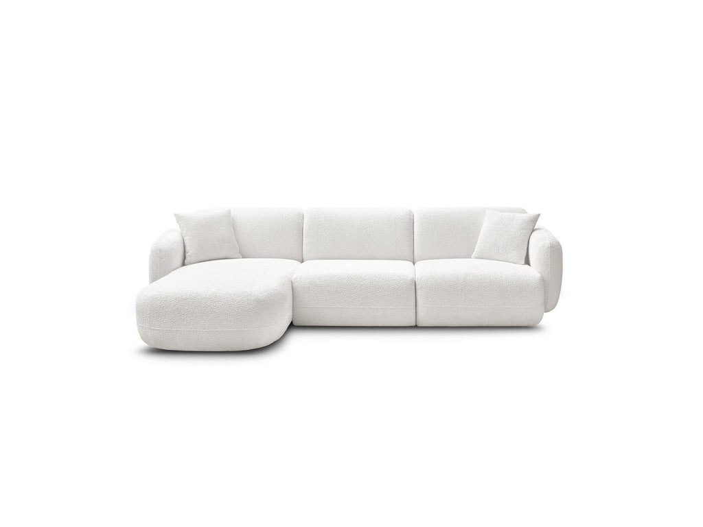 Anda - Modular Fixed Corner Sofa - Chenille Fabric - Left Corner