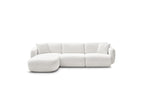Anda - Modular Fixed Corner Sofa - Chenille Fabric - Left Corner