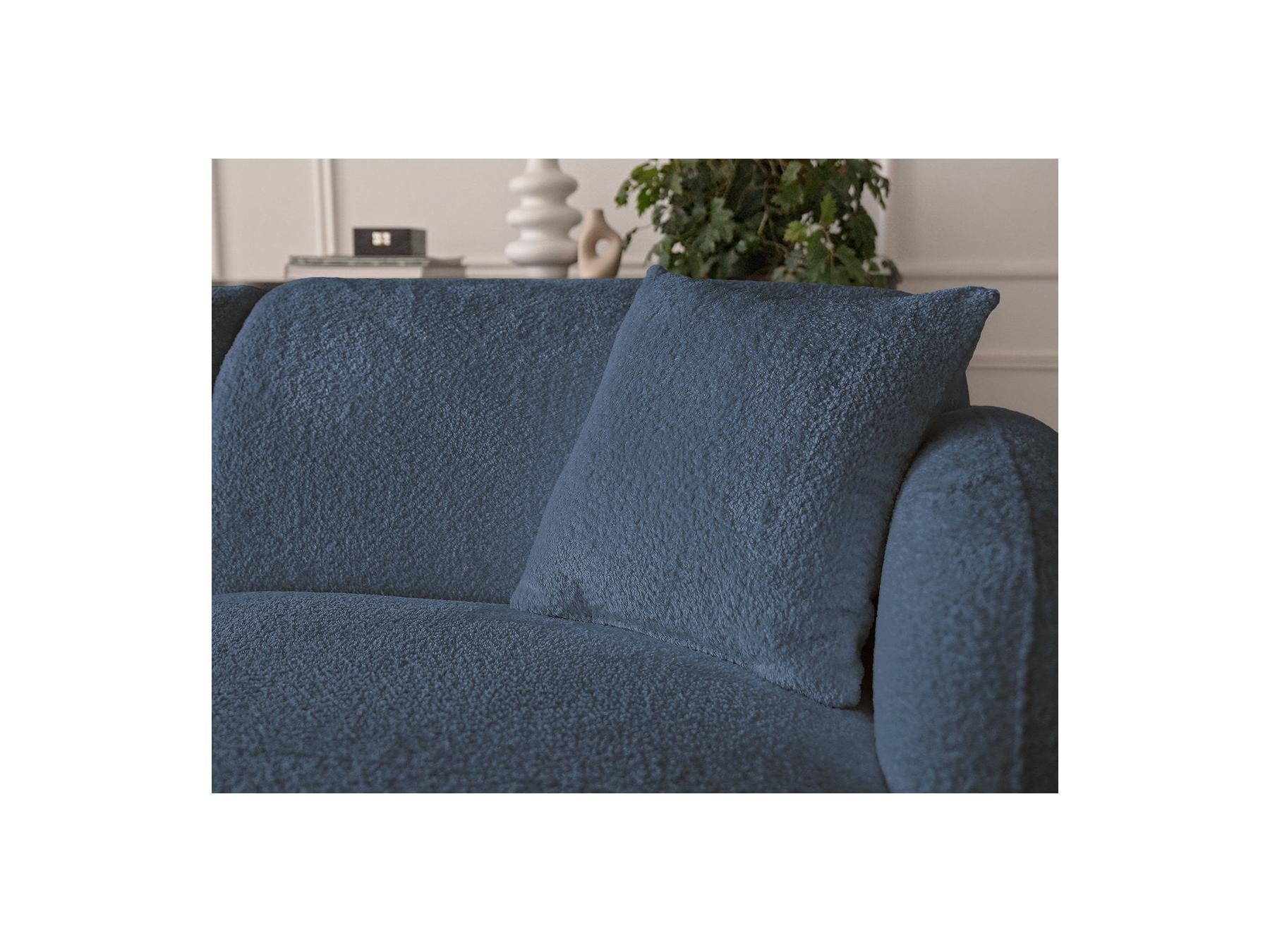 Anda - Canapé D'Angle Fixe Modulable Avec 1 Méridienne, 1 Chauffeuse Bout De Canapé Et 1 Pouf - Angle Droit