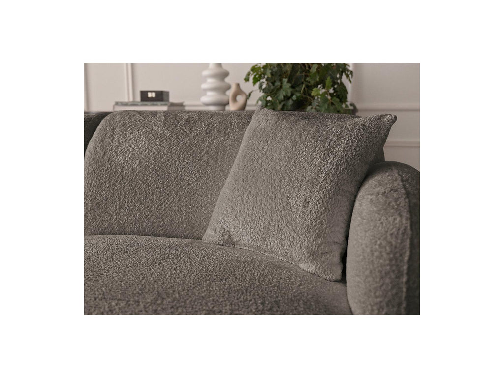 Anda - Fixed Modular Corner Sofa - Chenille Fabric - Right-Hand Corner