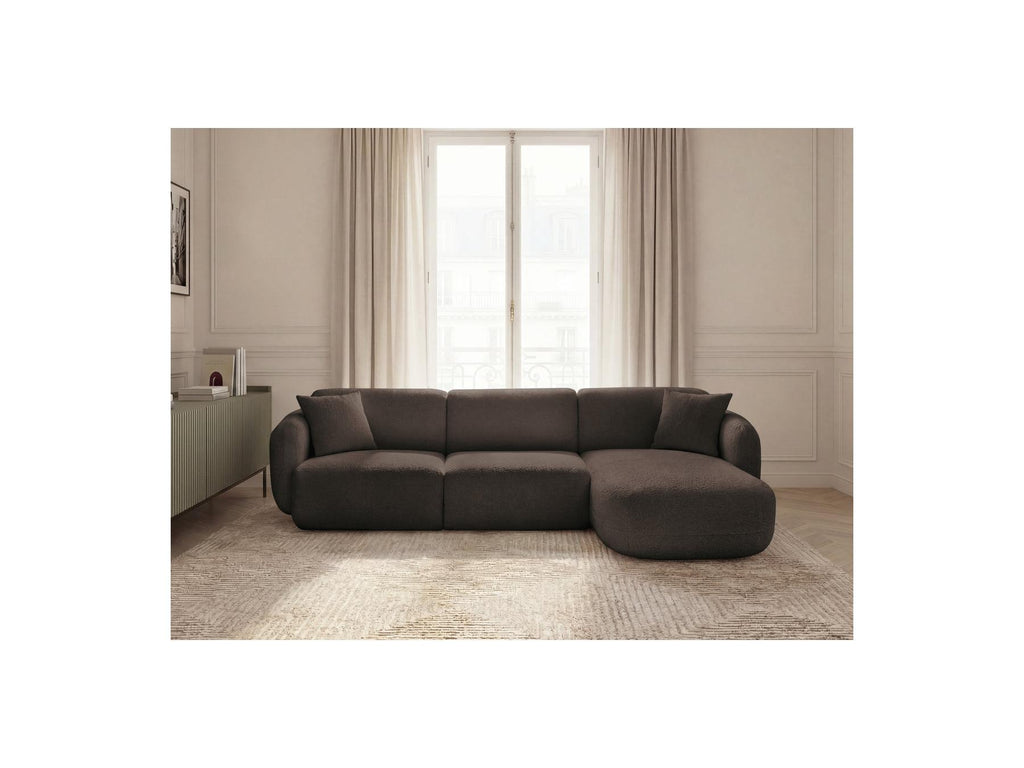 Anda - Fixed Modular Corner Sofa - Chenille Fabric - Right-Hand Corner