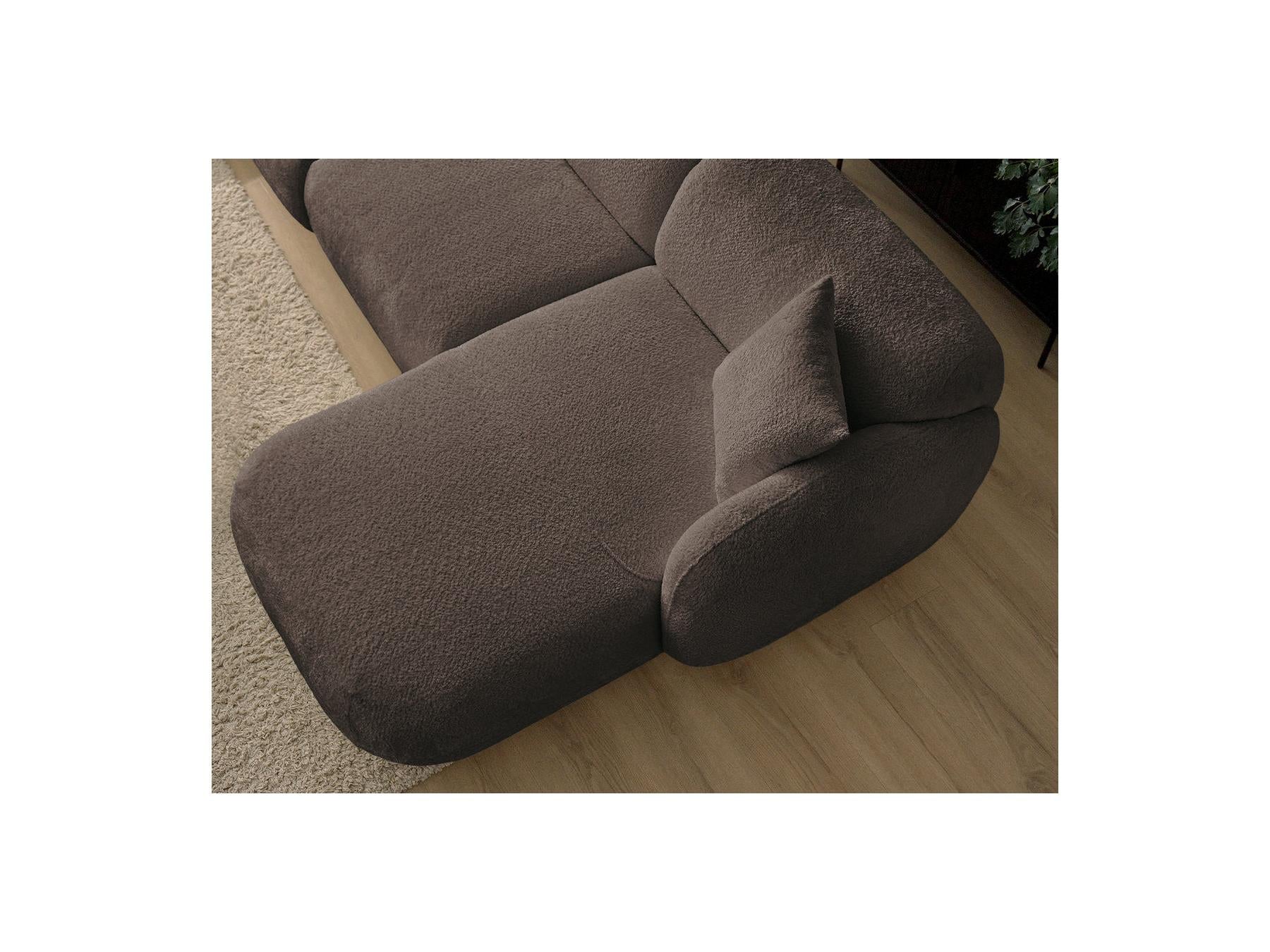 Anda - Fixed Modular Corner Sofa - Chenille Fabric - Right-Hand Corner