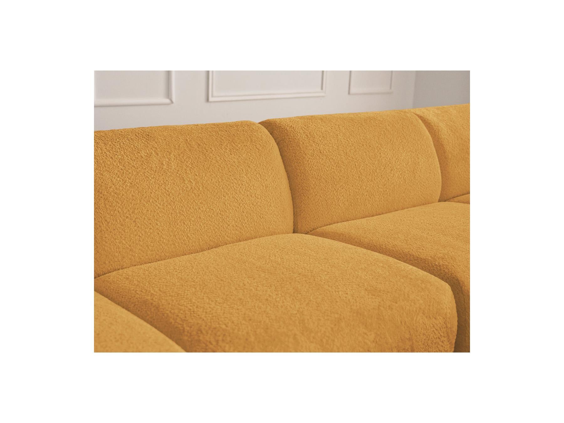 Anda - Fixed Modular Corner Sofa - Chenille Fabric - Right-Hand Corner