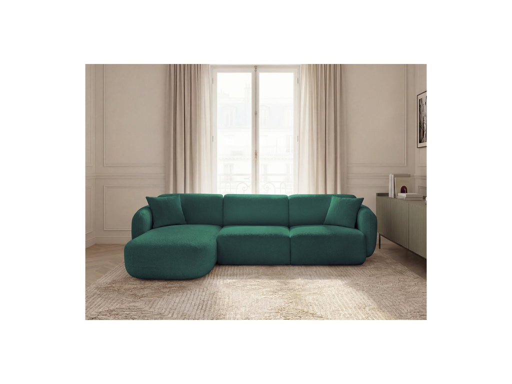Anda - Modular Fixed Corner Sofa - Chenille Fabric - Left Corner