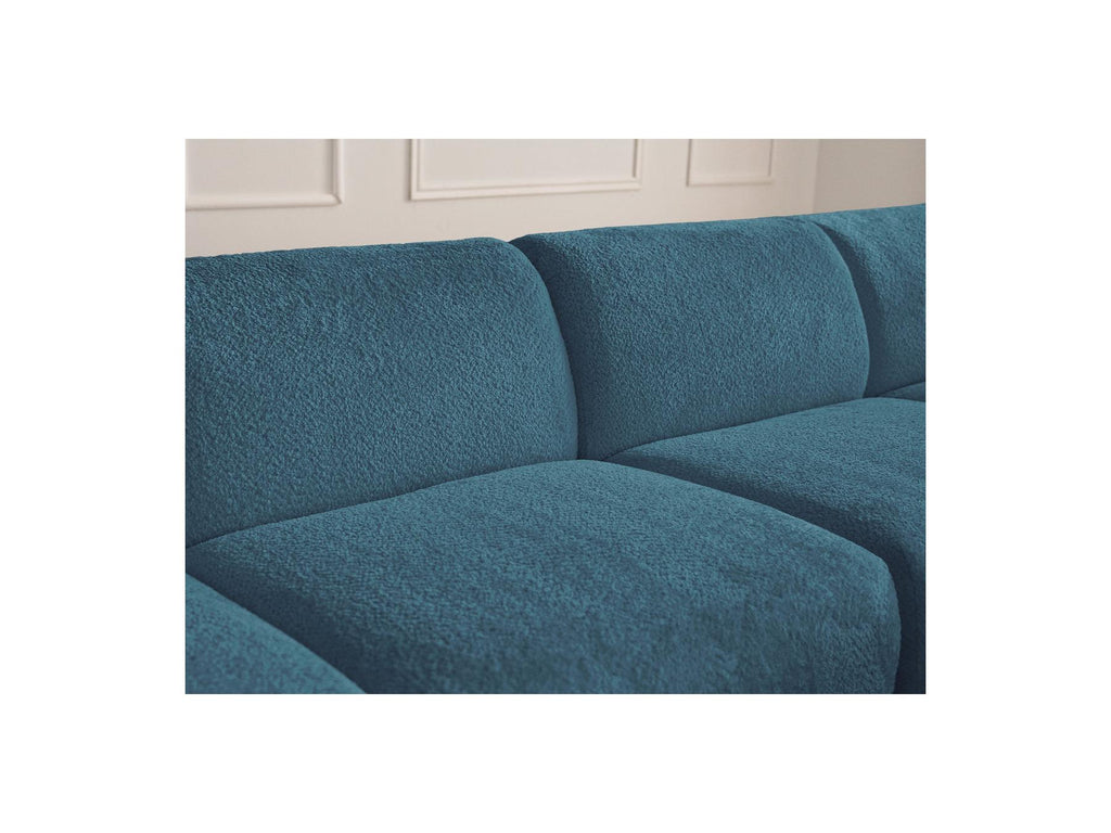 Anda - Fixed Modular Corner Sofa - Chenille Fabric - Right-Hand Corner