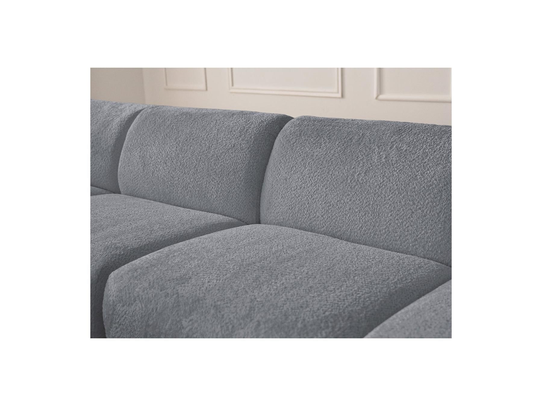 Anda - Modular Fixed Corner Sofa - Chenille Fabric - Left Corner