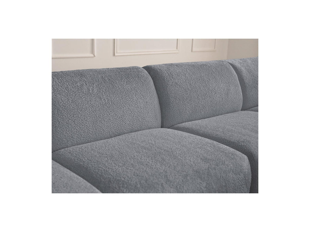 Anda - Fixed Modular Corner Sofa - Chenille Fabric - Right-Hand Corner