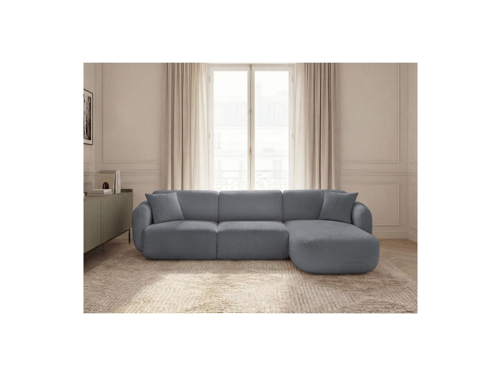 Anda - Fixed Modular Corner Sofa - Chenille Fabric - Right-Hand Corner