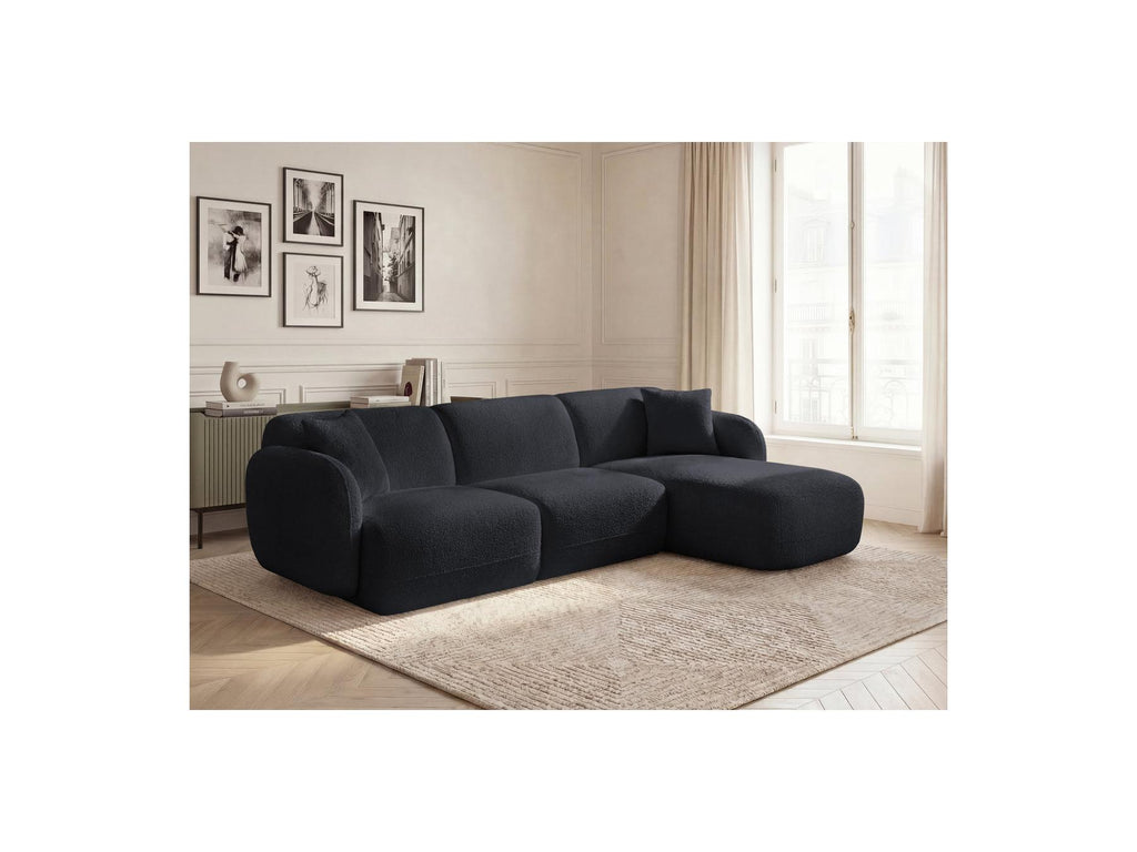 Anda - Fixed Modular Corner Sofa - Chenille Fabric - Right-Hand Corner