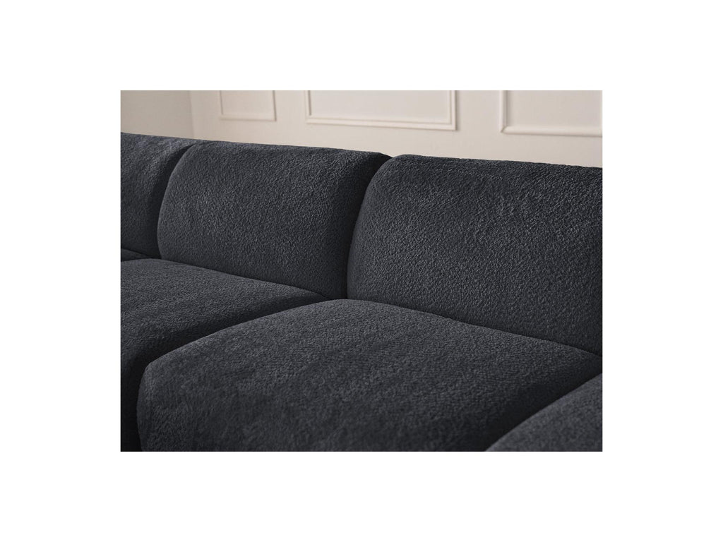 Anda - Modular Fixed Corner Sofa - Chenille Fabric - Left Corner