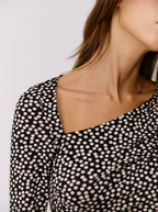 Dots Slit Party Dress