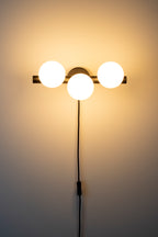 Monica - Applique Murale - Verre - Blanc/Noir