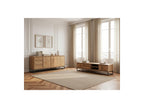 Bergerac - Ensemble Avec Buffet 190 Cm + Meuble Tv 200 Cm Bois Massif De Manguier