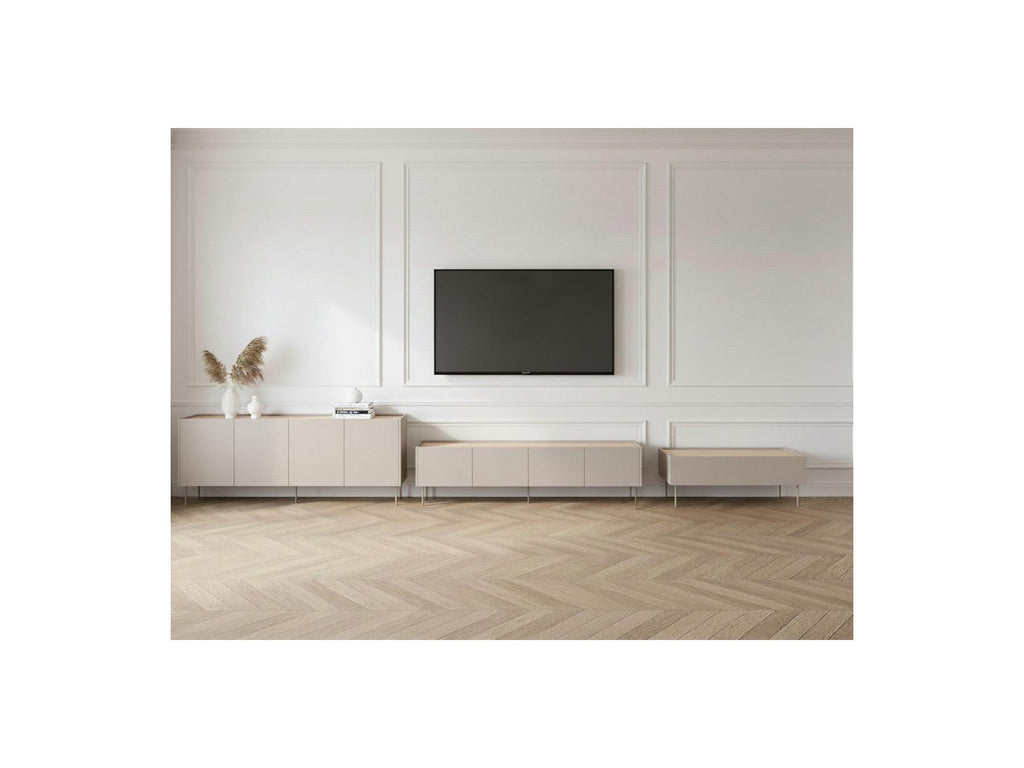 Atlas - Conjunto con aparador 220 cm + mueble de TV 220 cm + mesa de centro 120 cm