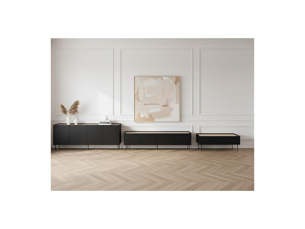 Atlas - Conjunto con aparador 220 cm + mueble de TV 220 cm + mesa de centro 120 cm