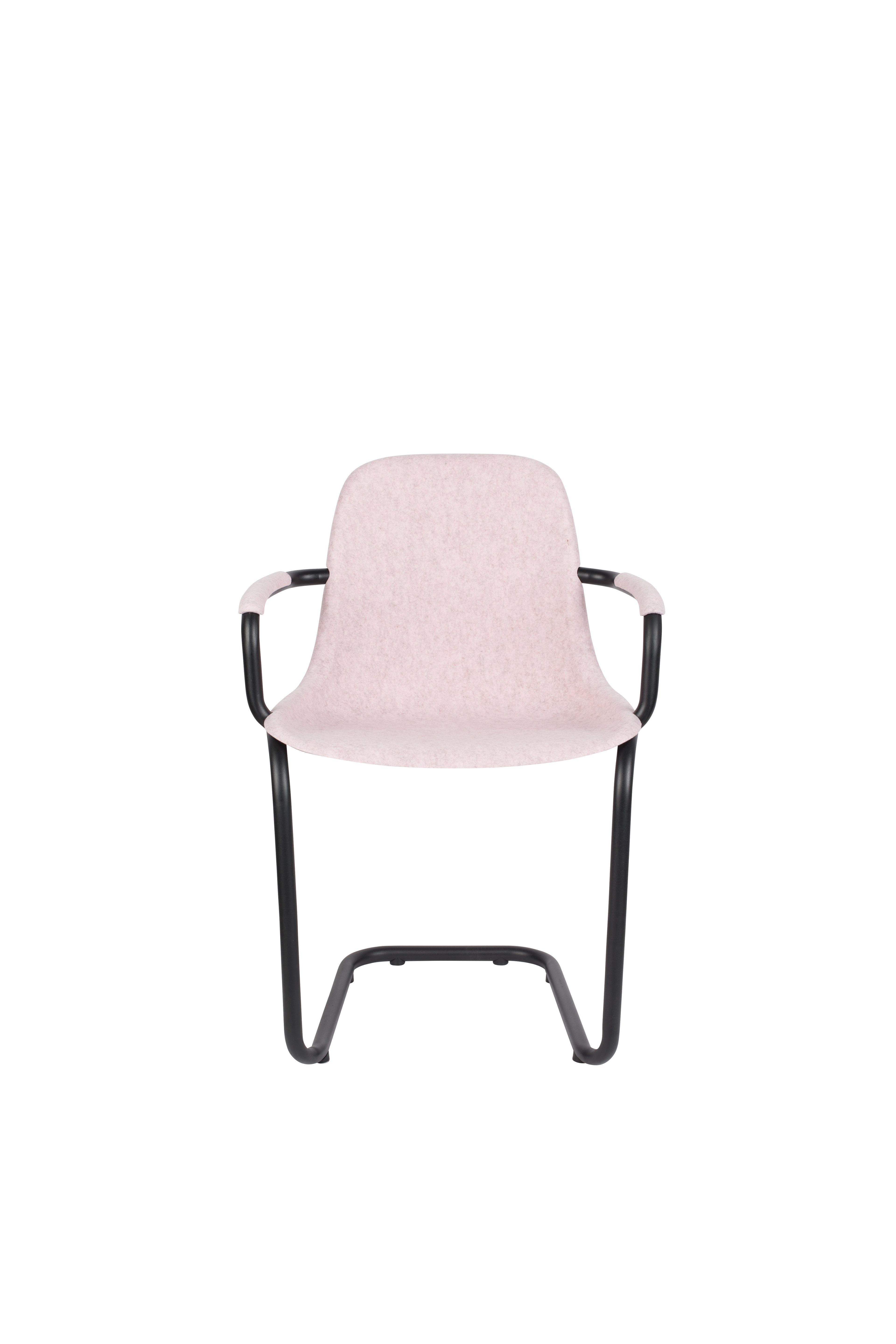 Thirsty - Lot De 2 Fauteuils De Salle À Manger - Plastique recyclé - Rose Pâle