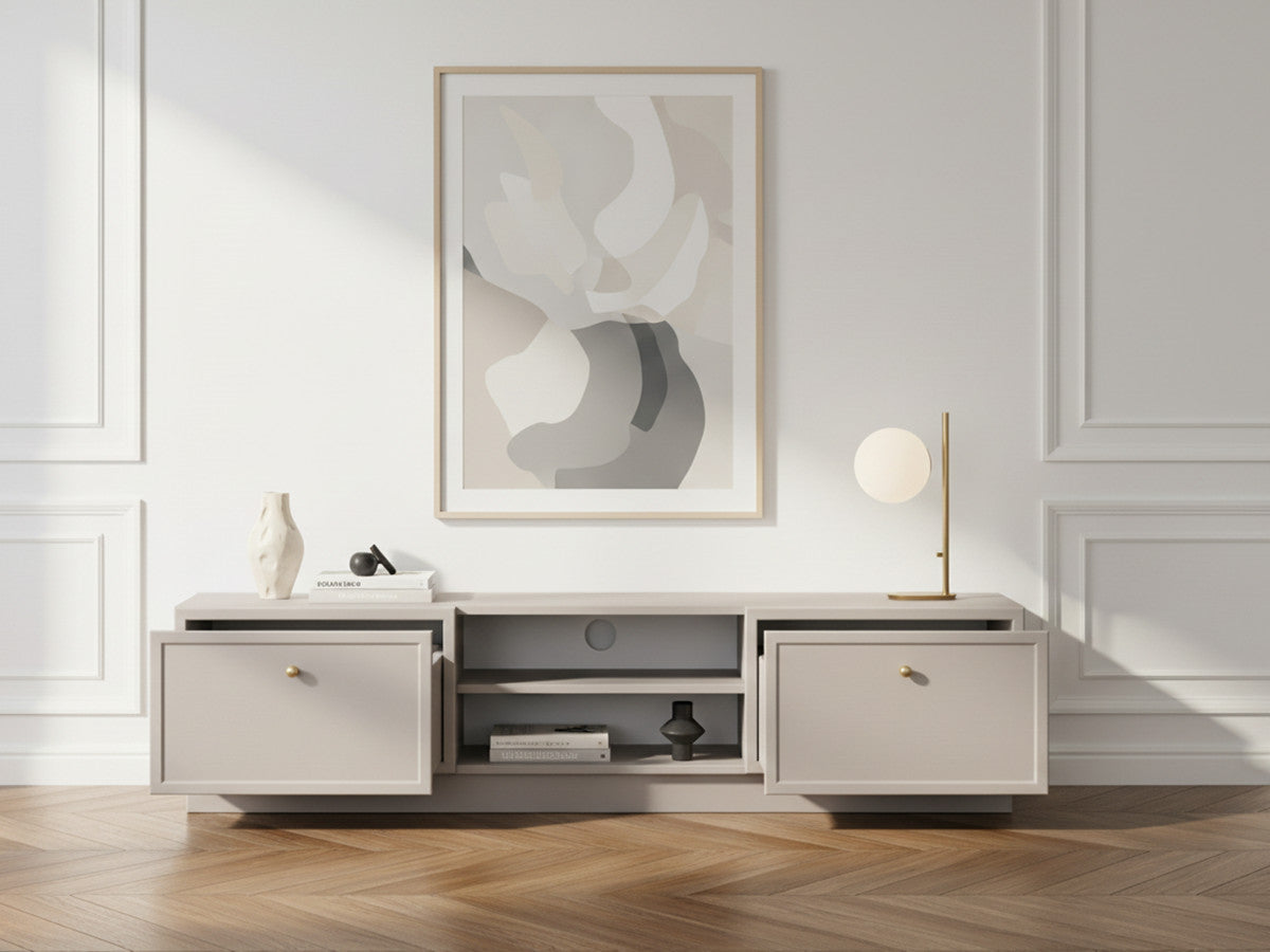 Lorina - Mueble de TV con 2 Cajones