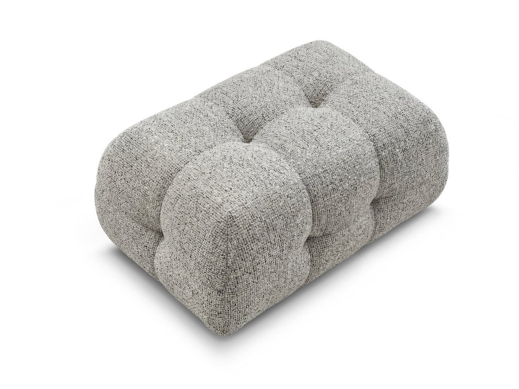 Laura - Small Pouffe - Mottled Fabric