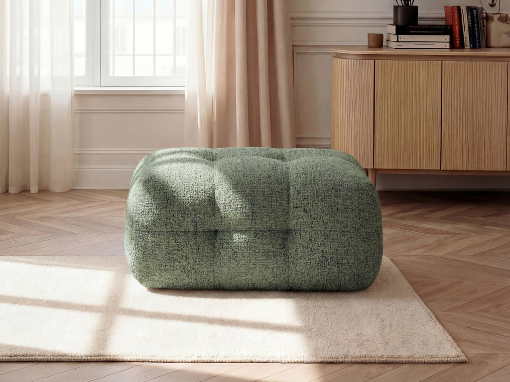 Laura - Small Pouffe - Mottled Fabric