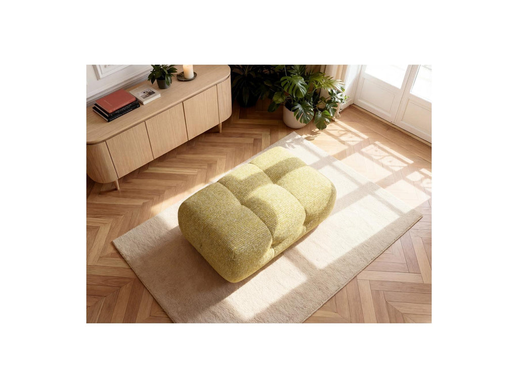 Laura - Small Pouffe - Mottled Fabric