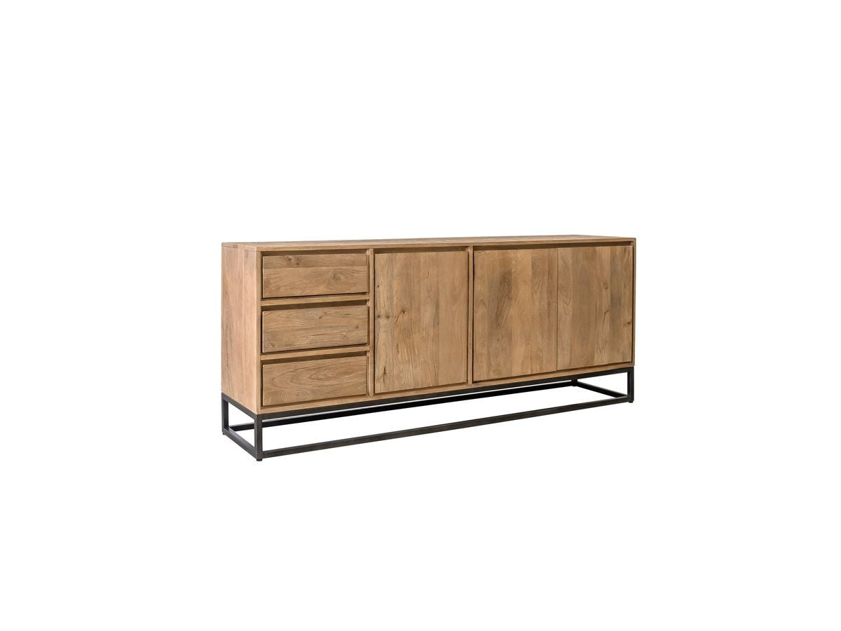 Bergerac - Set with 190 cm Sideboard + Solid Mango Wood Coffee Table