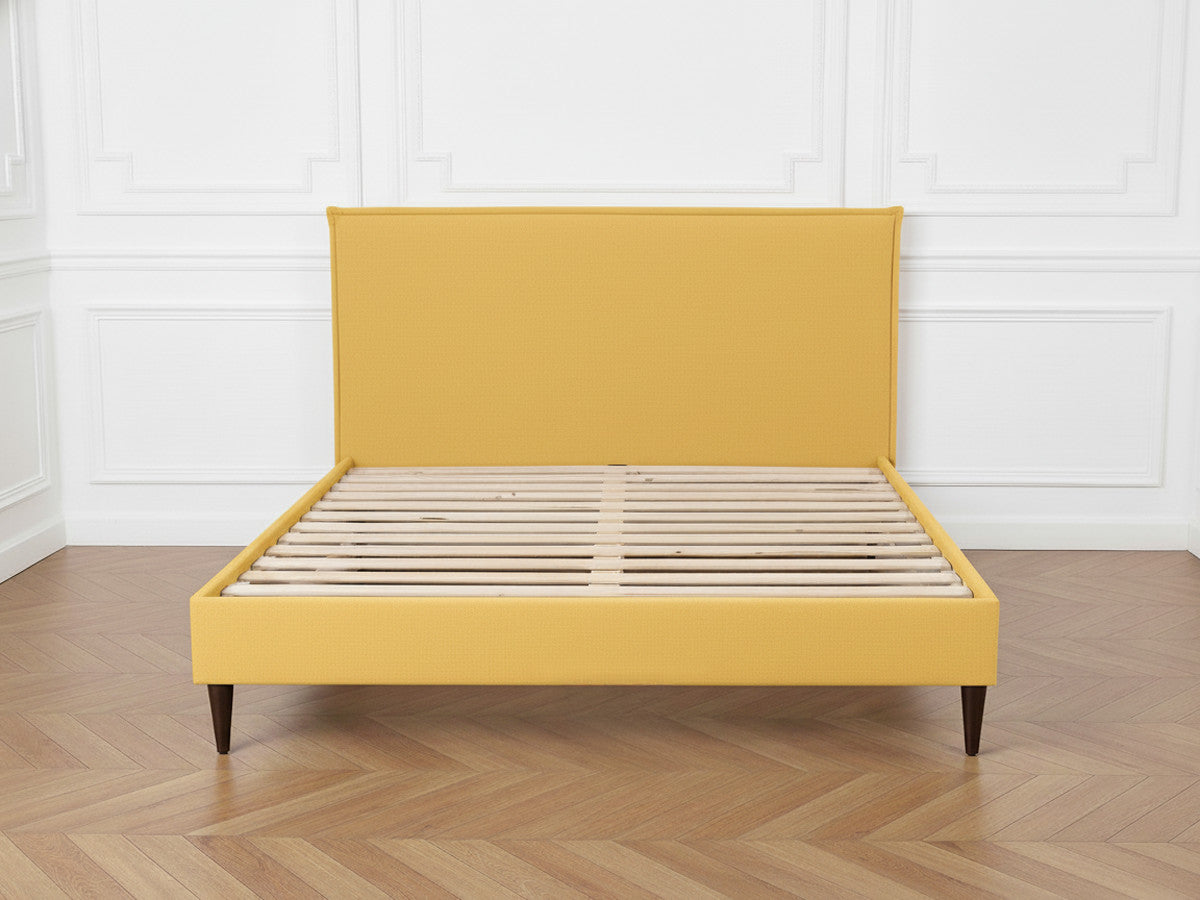 Sary - Bed with Solid Slats - Wenge Wood Legs