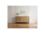 Bergerac - Ensemble Avec Buffet 150 Cm + Meuble Tv 140 Cm + Table Basse Bois Massif De Manguier