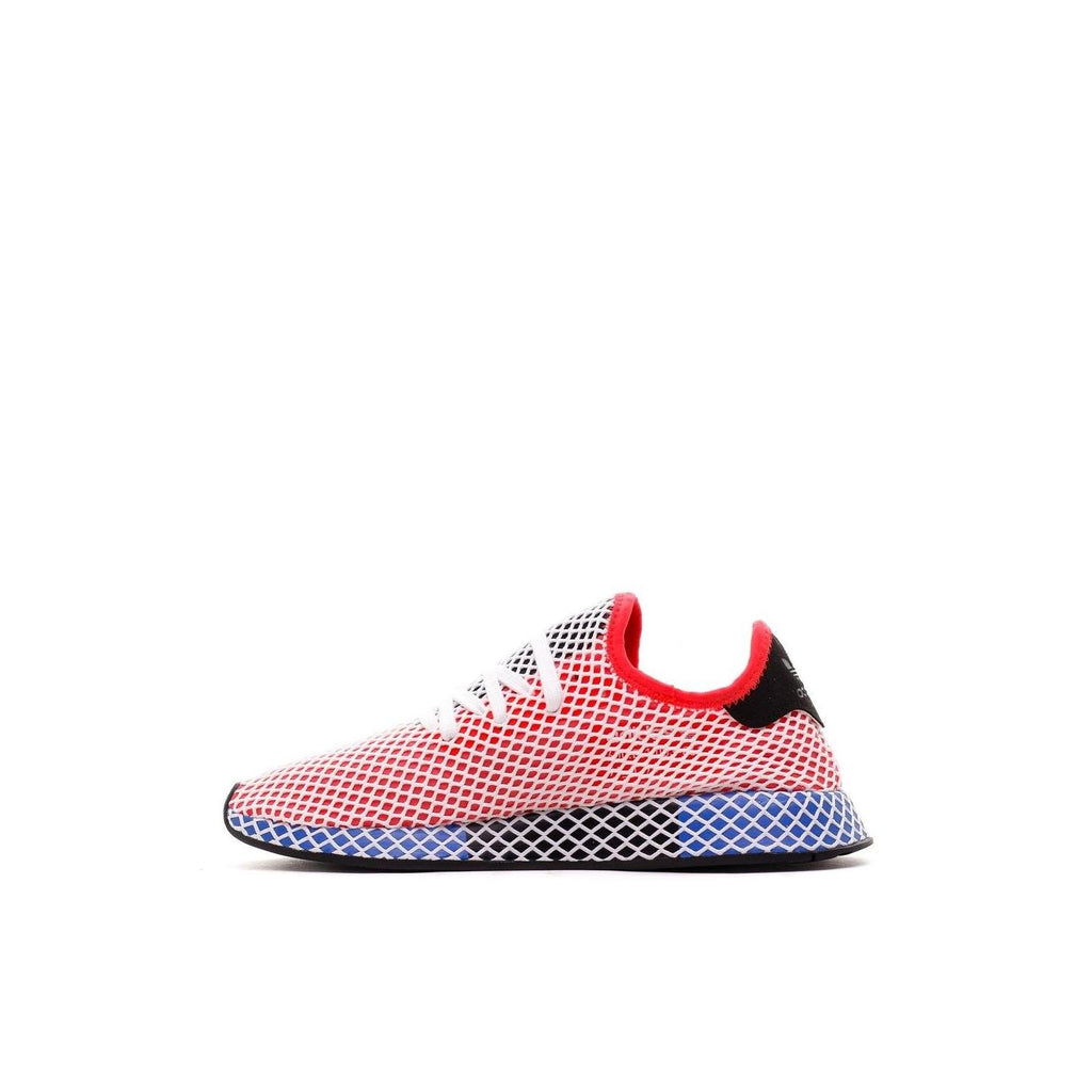 Baskets Adidas Originals Deerupt Runner - Rouge Et Bleu