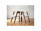 Borely - Lot De 2 Chaises - Placage Chêne Massif Et Tissu Bouclette
