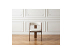 Borely - Lot De 2 Chaises - Placage Chêne Massif Et Tissu Bouclette