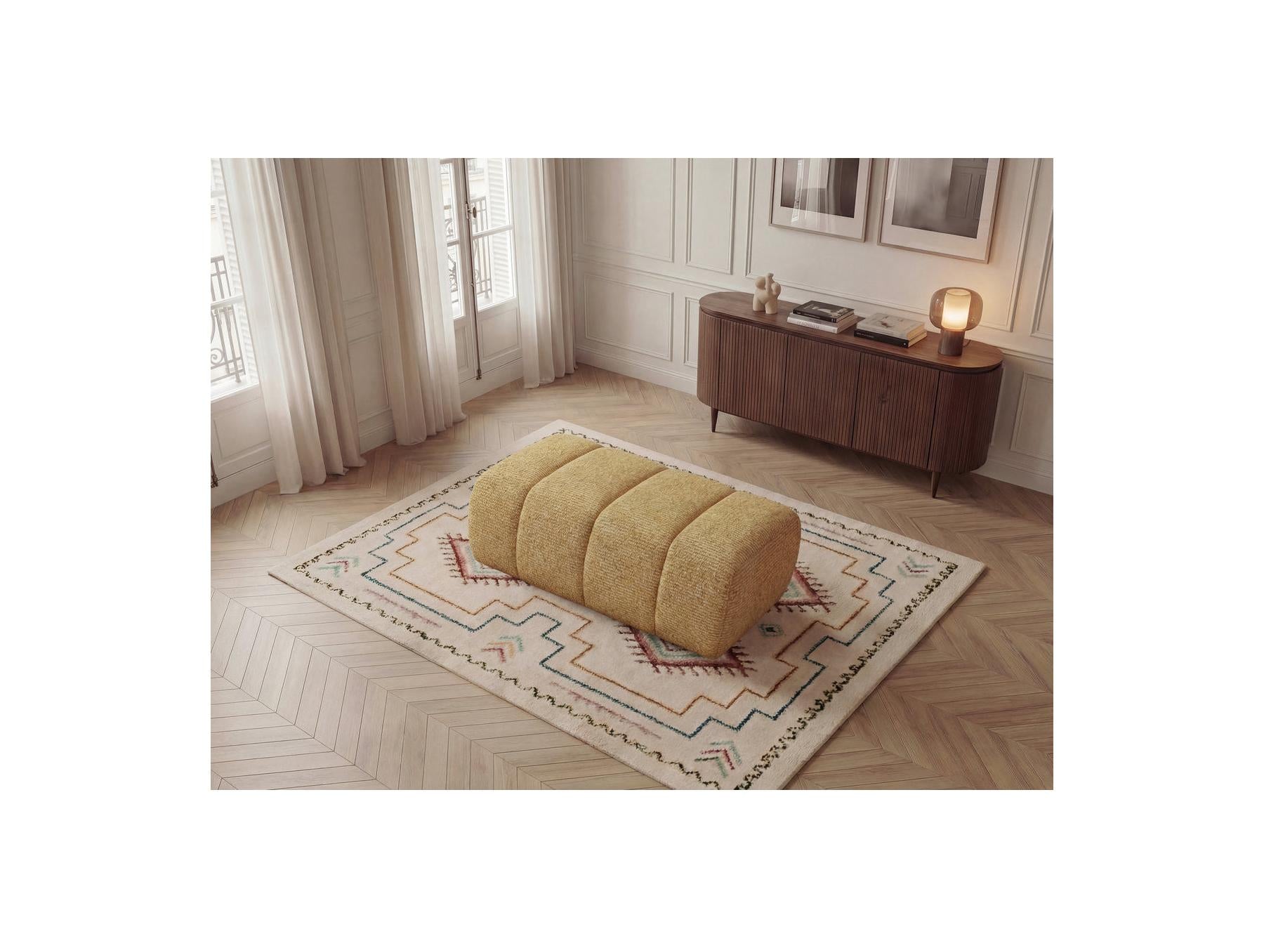 Nesty - Pouffe - Textured Fabric