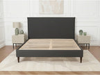 Sary - Bed with Solid Slats - Wenge Wood Legs