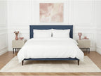 Sary - Bed with Solid Slats - Wenge Wood Legs