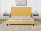 Sary - Bed with Solid Slats - Wenge Wood Legs