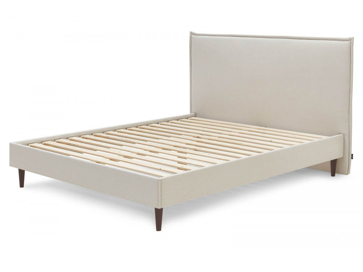 Sary - Bed with Solid Slats - Wenge Wood Legs