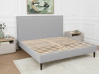 Sary - Bed with Solid Slats - Wenge Wood Legs
