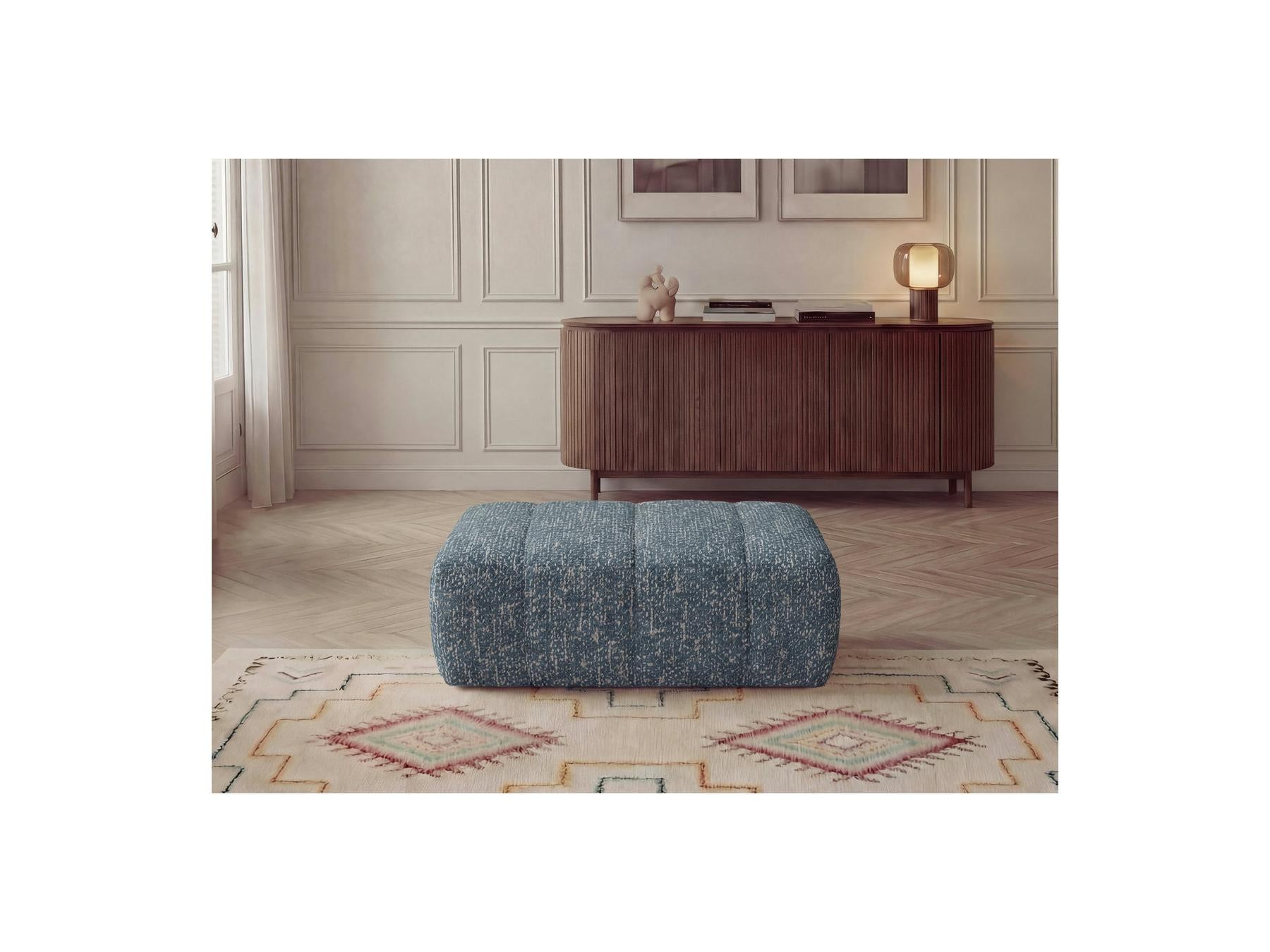 Nesty - Pouffe - Textured Fabric