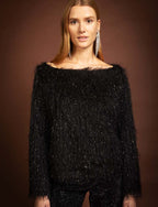 Czarny sweter Lysor
