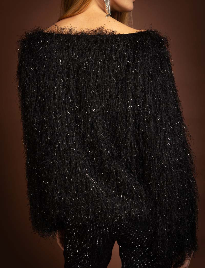 Czarny sweter Lysor