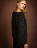 Czarny sweter Lysor